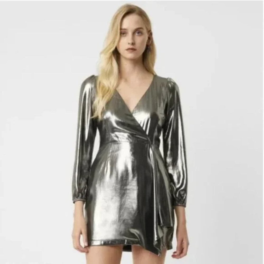 FRENCH CONNECTION Metallic Dress - Picture 15 of 16